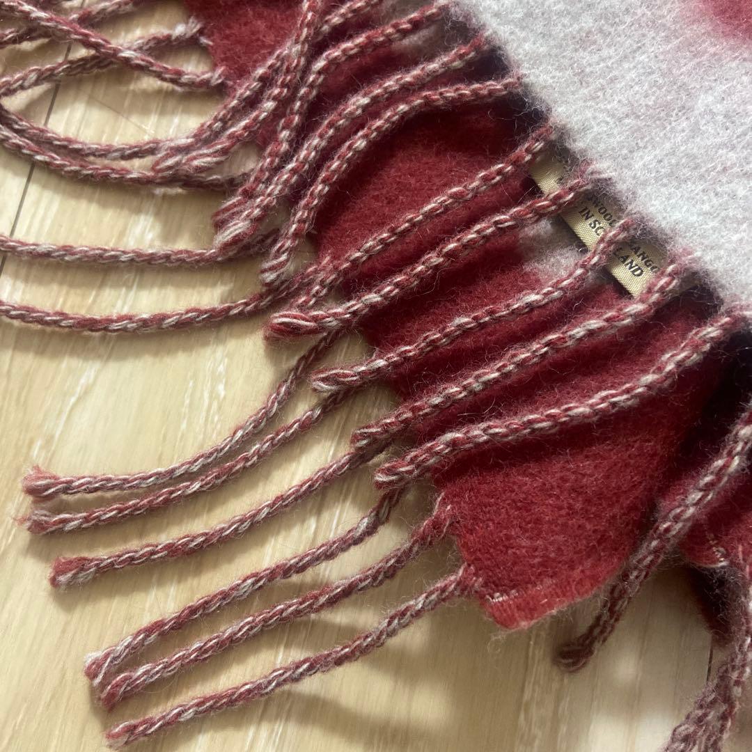 LOEWE バイカラースカーフ　マフラードット