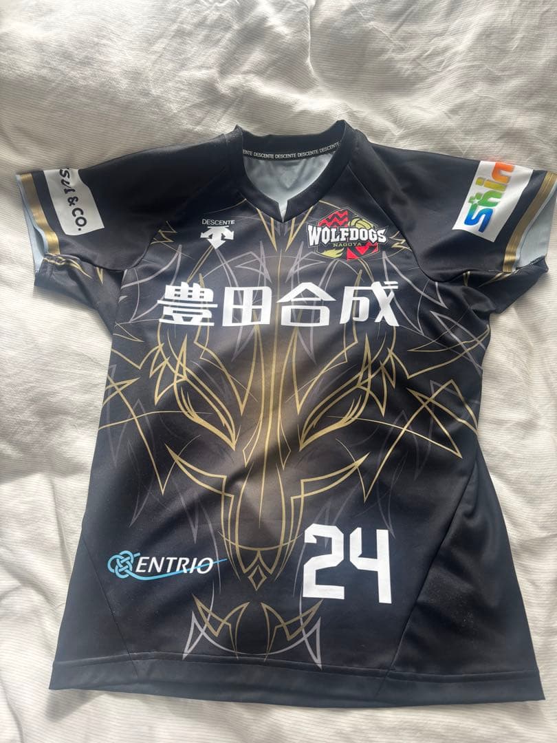 ウルフドッグス名古屋 小川智大選手 24 オーセンティックユニフォーム