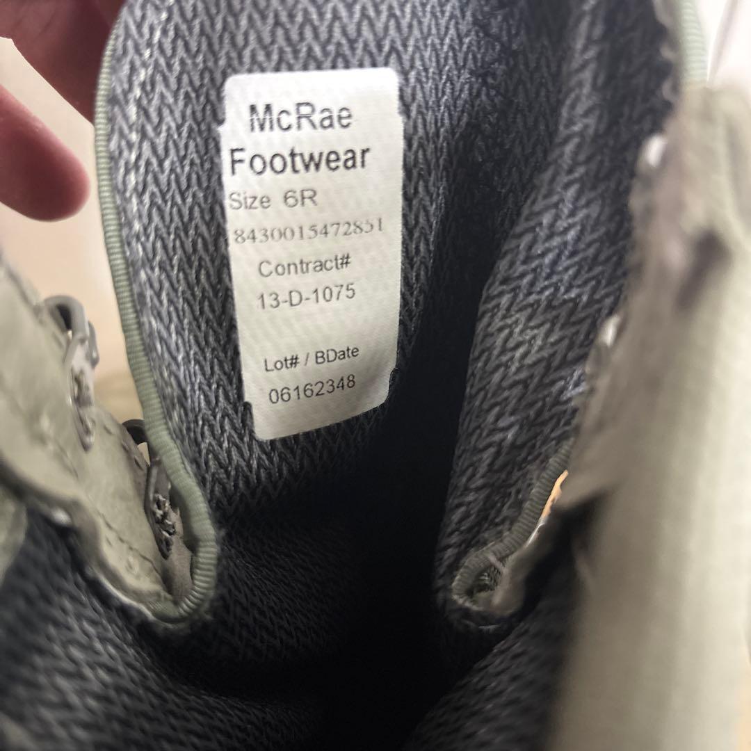 未使用品 米軍実物　McRaefootwear GORE−TEXブーツ　24cm
