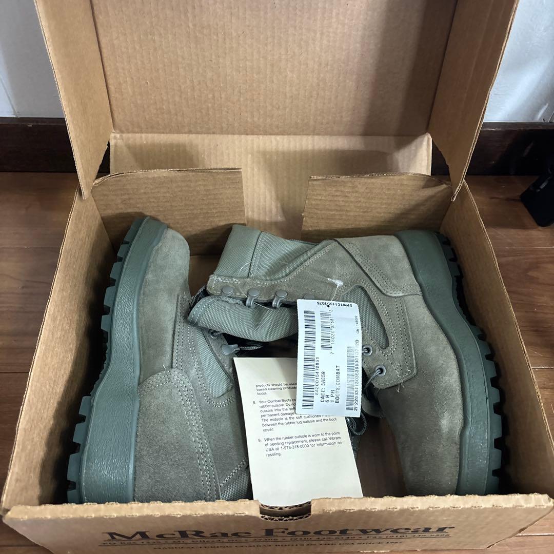 未使用品 米軍実物　McRaefootwear GORE−TEXブーツ　24cm