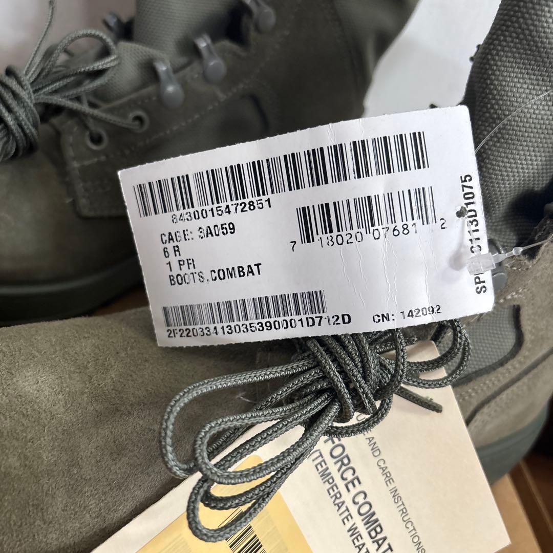 未使用品 米軍実物　McRaefootwear GORE−TEXブーツ　24cm