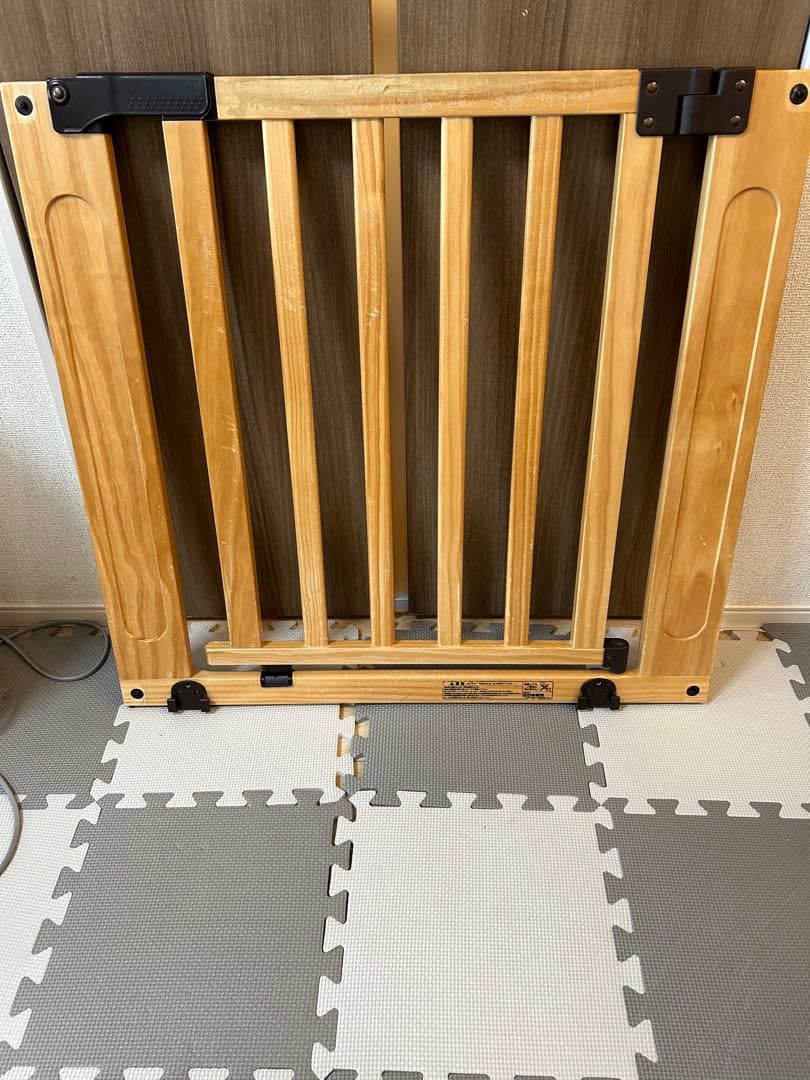 木製パーテーション 日本育児 ベビーゲート フレックスW400