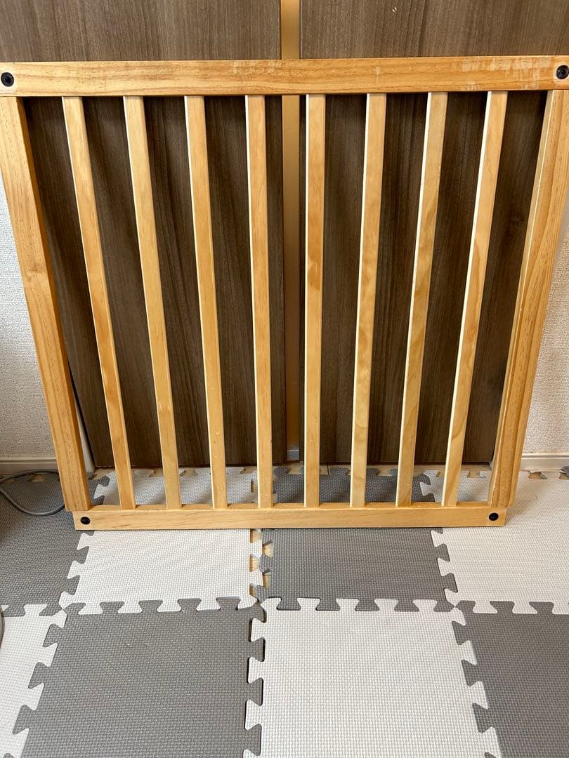 木製パーテーション 日本育児 ベビーゲート フレックスW400