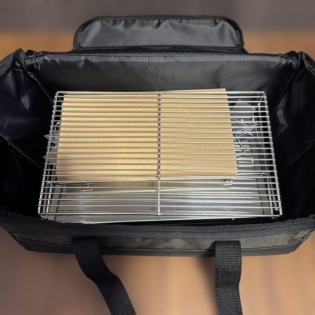 UNIFLAME ユニセラTG III、ウィング網、サイドトレー、収納ケース付き