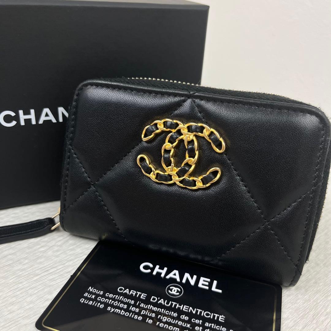 極美品✨ CHANEL シャネル CHANEL19 ケース 小銭入れ 財布