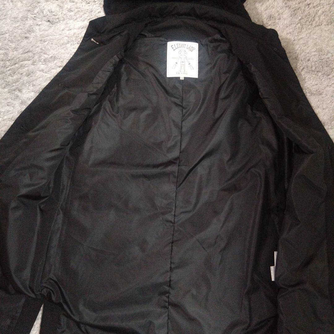 最終値下げ【美品】STUDIO PICONE ロングベスト　ジレ　フード　ボア