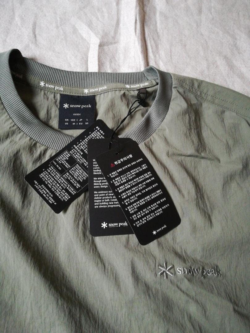 値下げ! peak オリーブグリーン 長袖カットソー