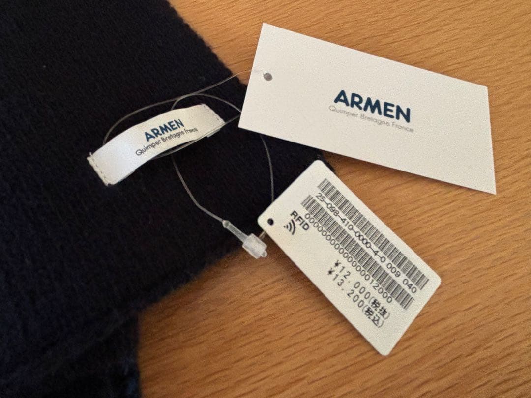 ジャーナルスタンダード/アーメン　ARMEN 2トーン　ループマフラー