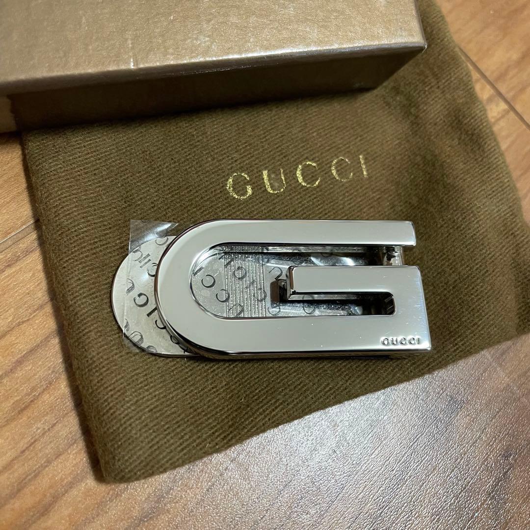 GUCCI グッチ Ｇマーク　ロゴ モチーフ マネークリップ