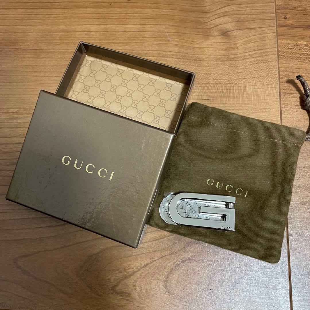 GUCCI グッチ Ｇマーク　ロゴ モチーフ マネークリップ