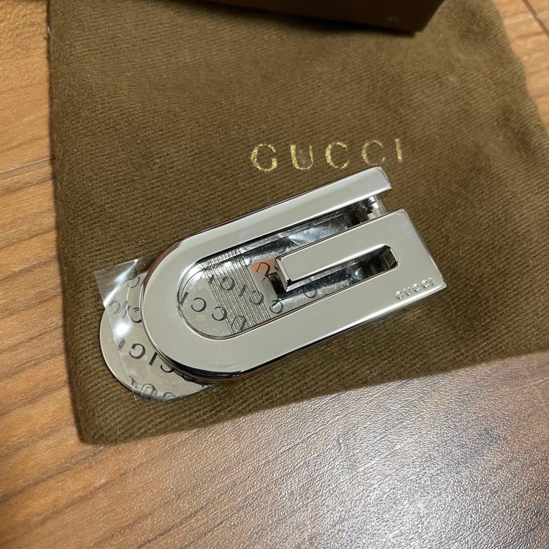 GUCCI グッチ Ｇマーク　ロゴ モチーフ マネークリップ