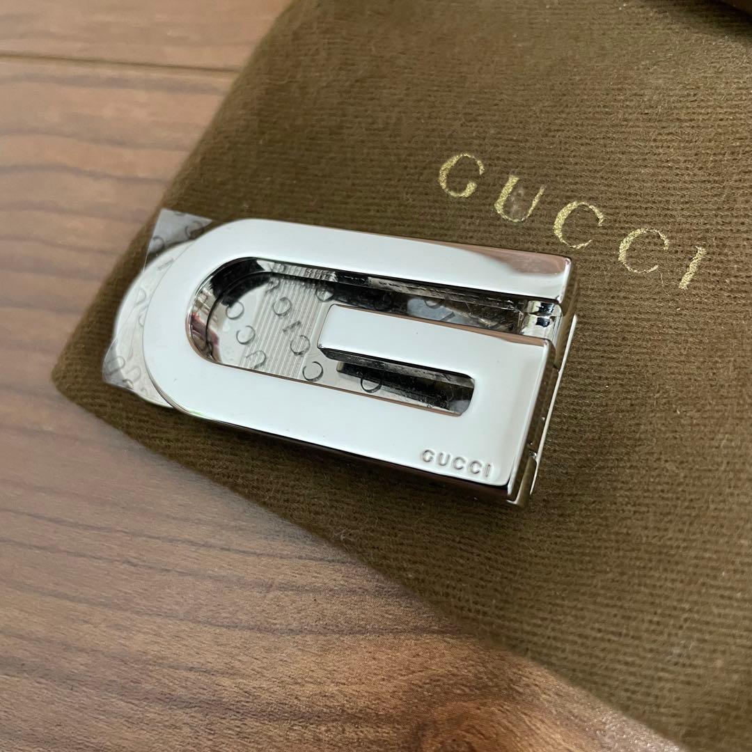 GUCCI グッチ Ｇマーク　ロゴ モチーフ マネークリップ