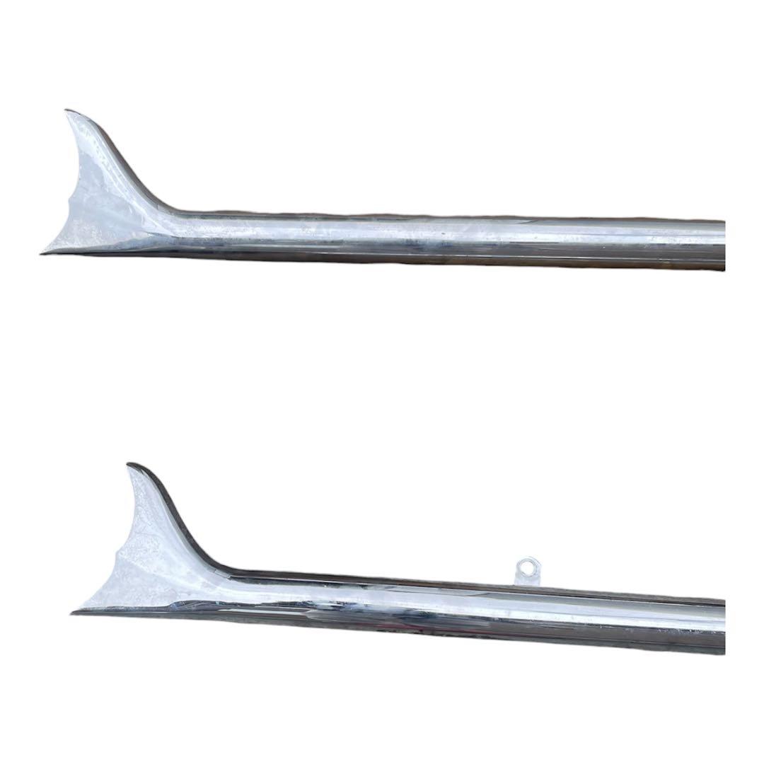 ショベルヘッド　フィッシュテールマフラー　蛇腹付き