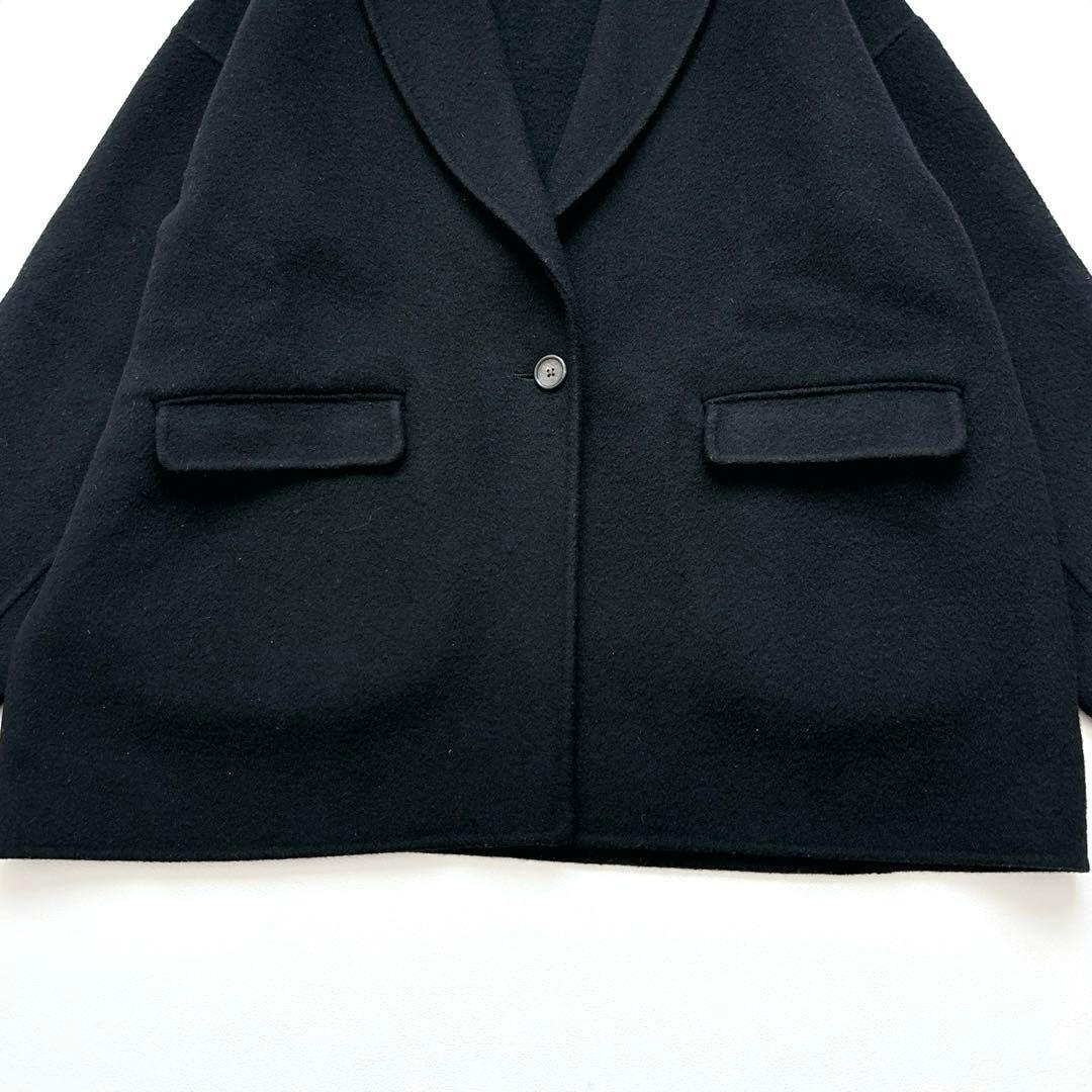 美品✧ ビューティアンドユース リバー テーラードミドルコート ブラック XS