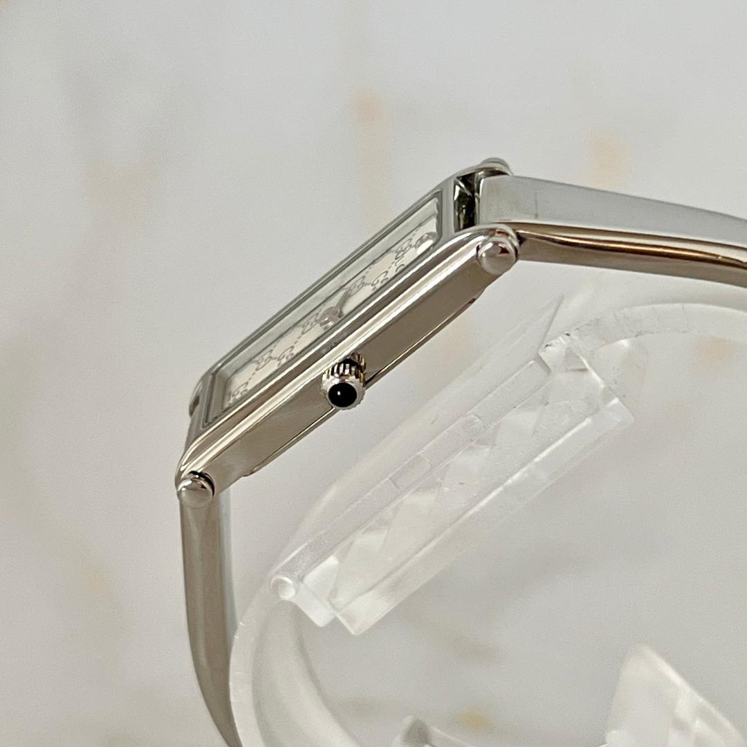 aaa【稼働品】GUCCI グッチ 1500L 1Pダイヤ GG バングル