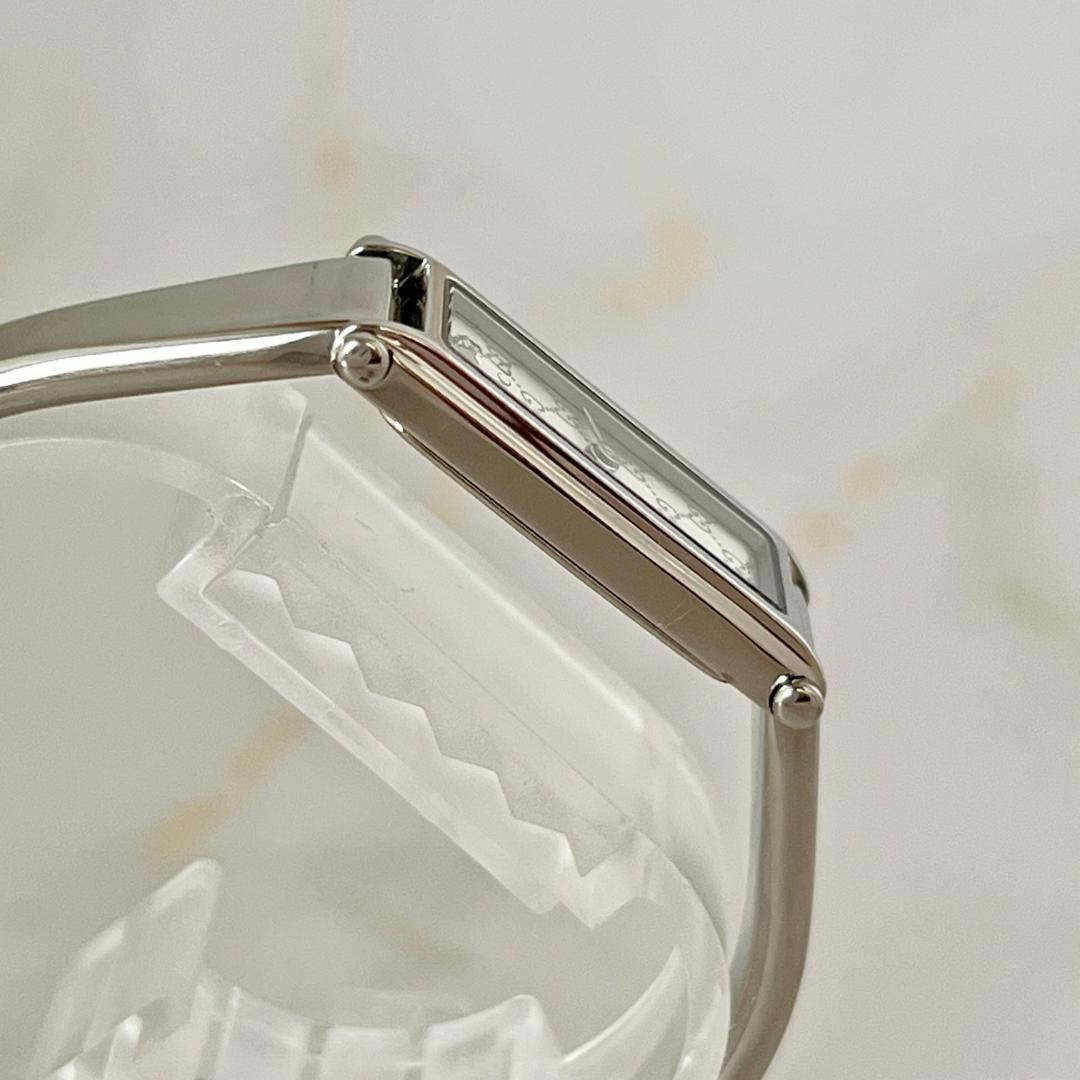 aaa【稼働品】GUCCI グッチ 1500L 1Pダイヤ GG バングル