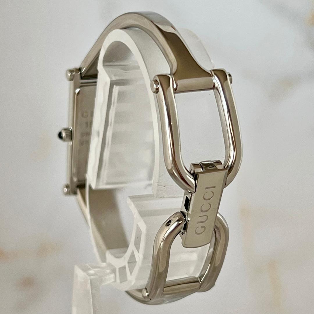 aaa【稼働品】GUCCI グッチ 1500L 1Pダイヤ GG バングル