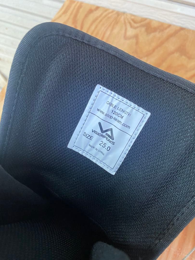 【未使用】スノーボード ブーツ　メンズ25㎝　VISIONPEAKS