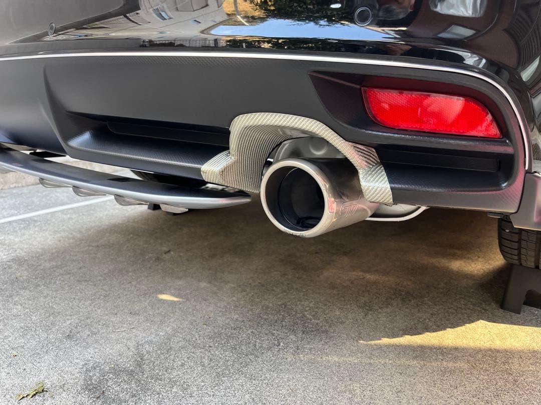 レヴォーグ VM4 VMG 本物シルバーカーボン、バンパーガード 左右セット