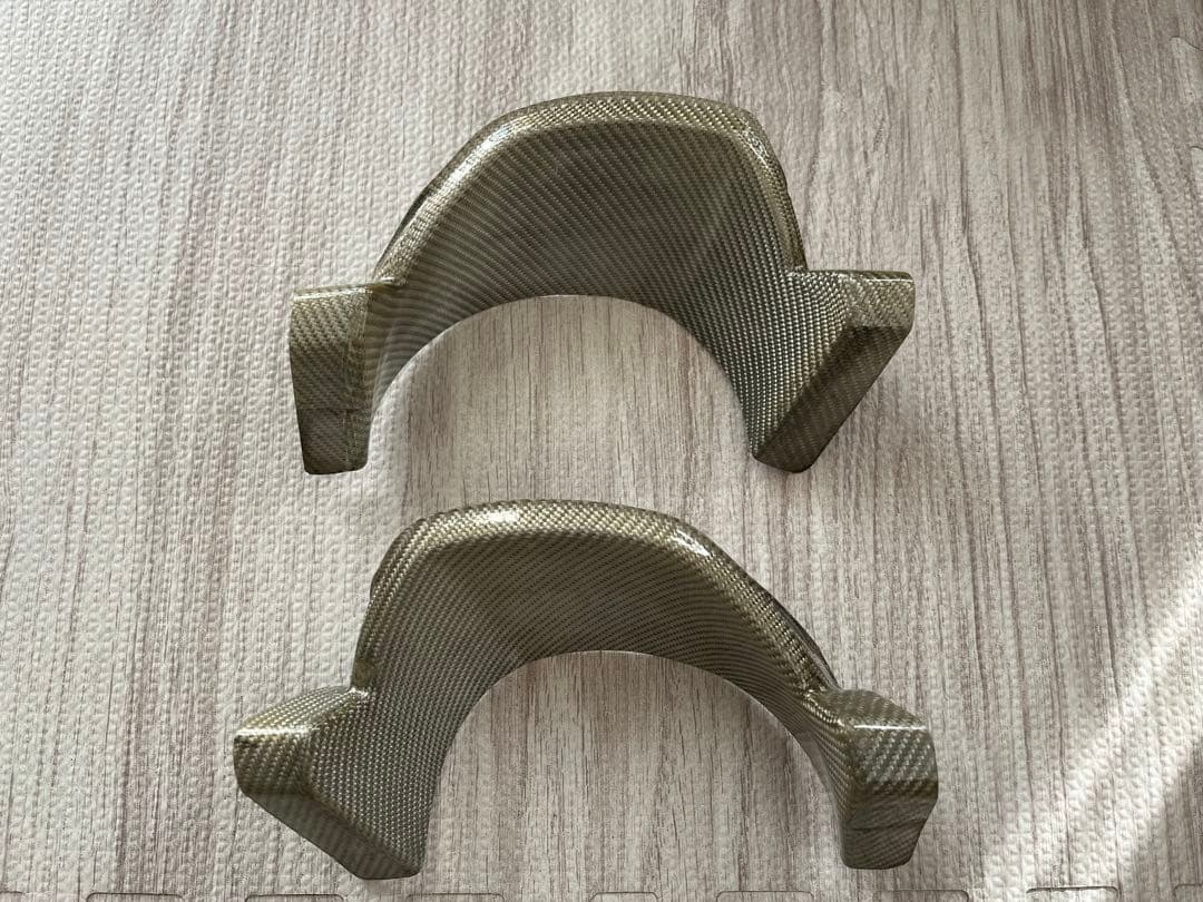 レヴォーグ VM4 VMG 本物シルバーカーボン、バンパーガード 左右セット