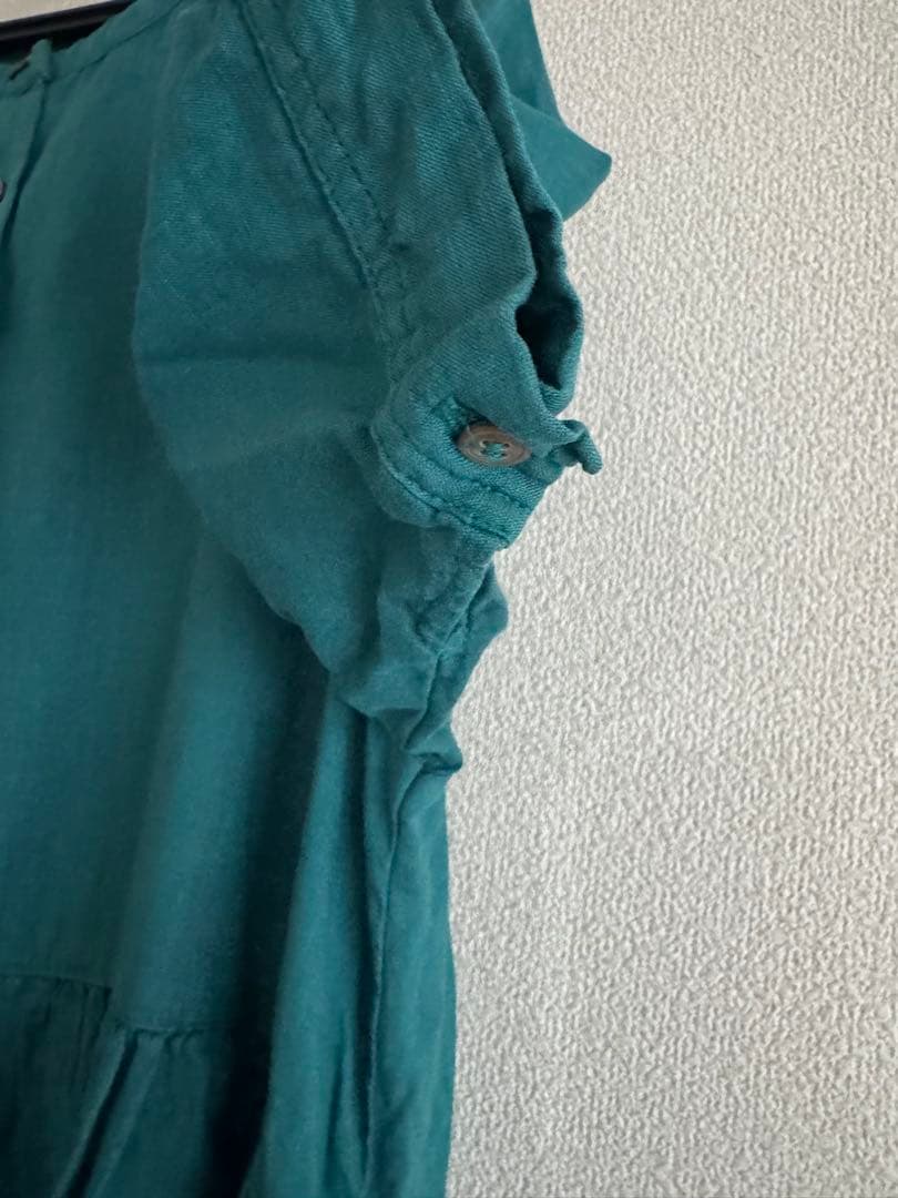 ホニョ nest robe ネストローブ リネンウェーブタックドレス