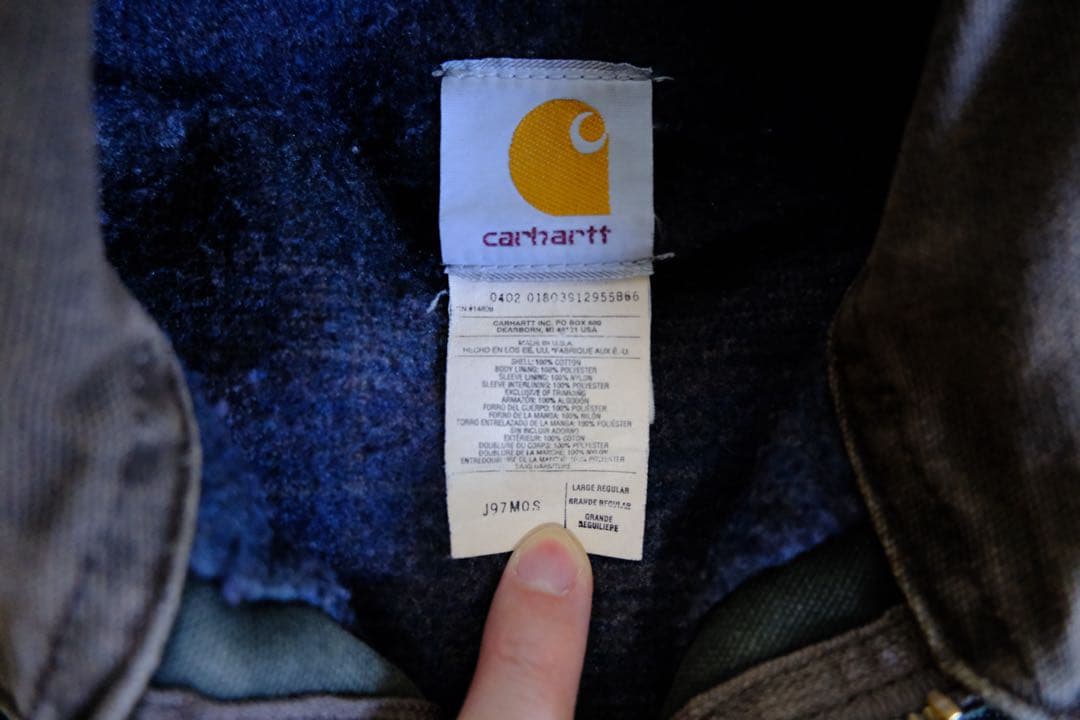 USA製 Carhartt J97 MOS L デトロイト ジャッケット