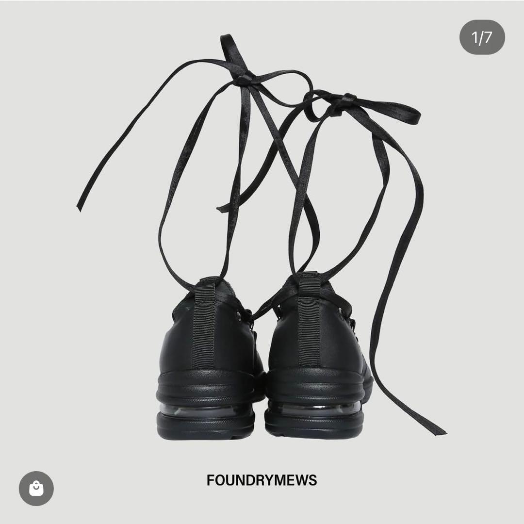 foundrymews レースアップシューズ