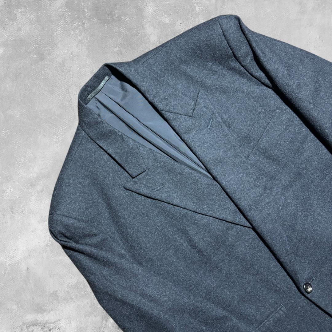 80s中期 コムデギャルソン HOMME PLUS テーラードジャケット グレー