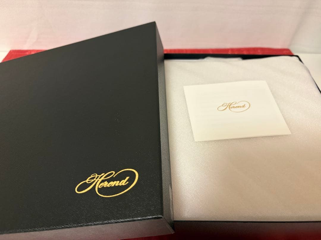 未使用保管品　ヘレンド　アポニーグリーン19cm　デザートプレート2枚