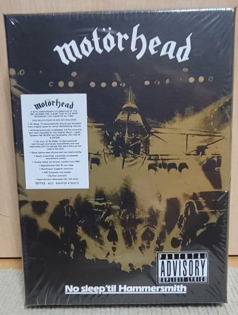 【4枚組】モーターヘッド/No Sleep 'Til Hammersmith