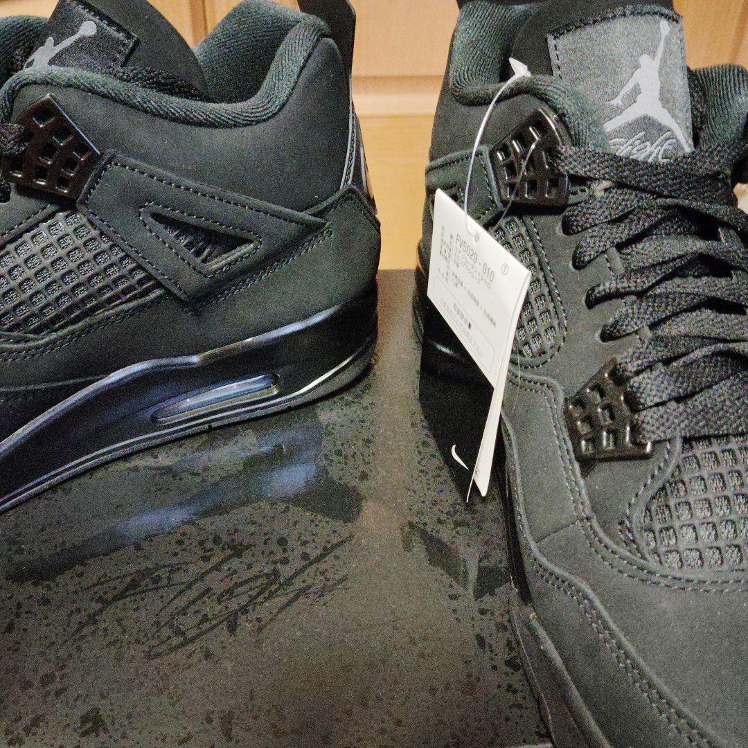 シューズ(男性用) Nike AirJordan4 Retro BlackCat(2025)28cm