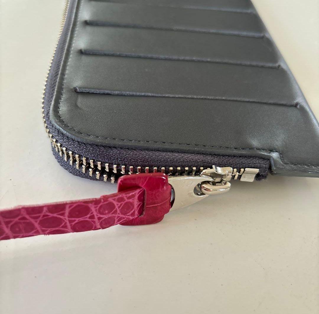 c*o様 ADMJ THE BEE オーガナイザー 長財布 グレー