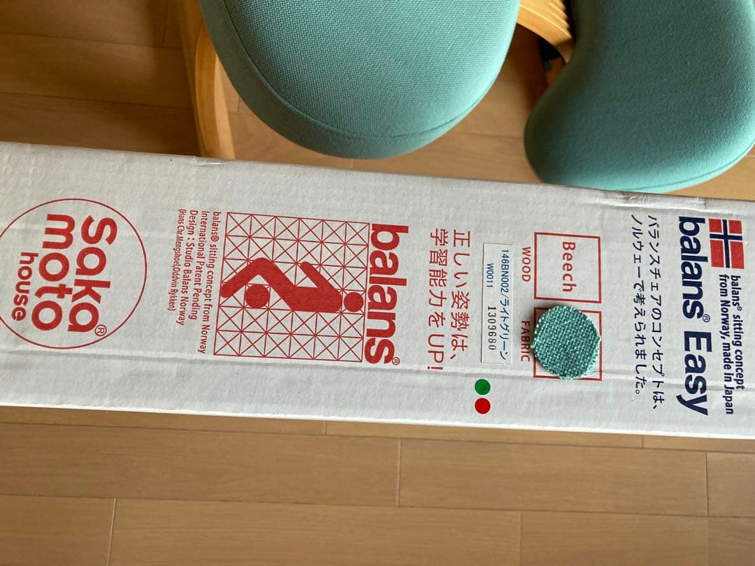 バランスチェア イージー ライトグリーン バランスラボ(旧サカモトハウス)