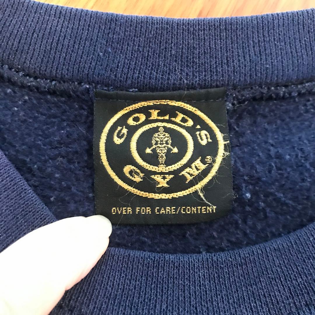 ゴールドジム　トレーナー　スウェット　サイズM 希少