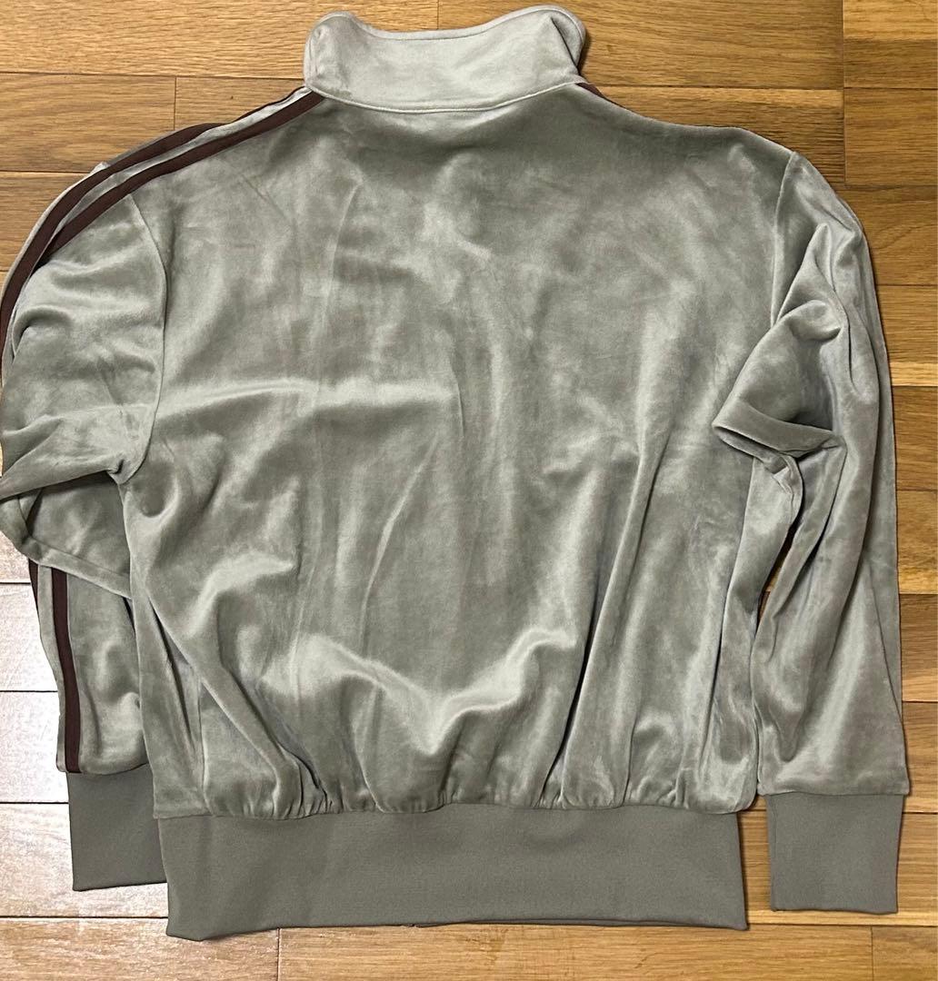 adidas ファイヤーバード　トラックジャケット　ベロア　ベージュ