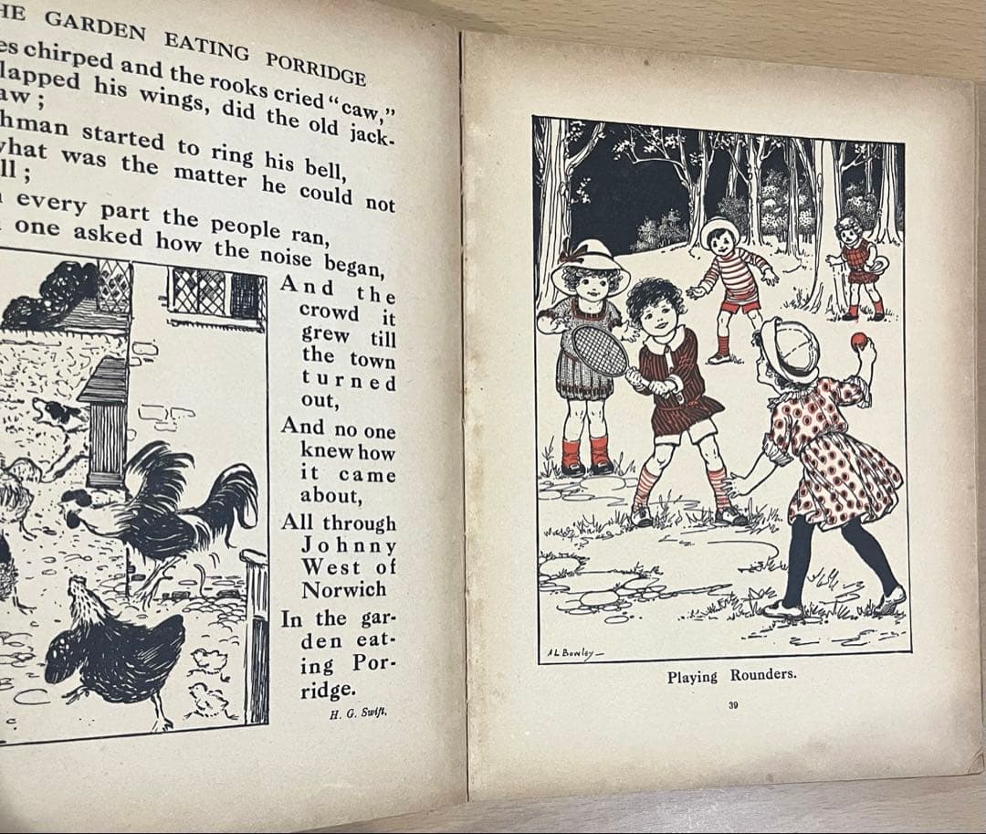 N o.393希少 アンティーク 洋書 絵本 イギリス　児童書