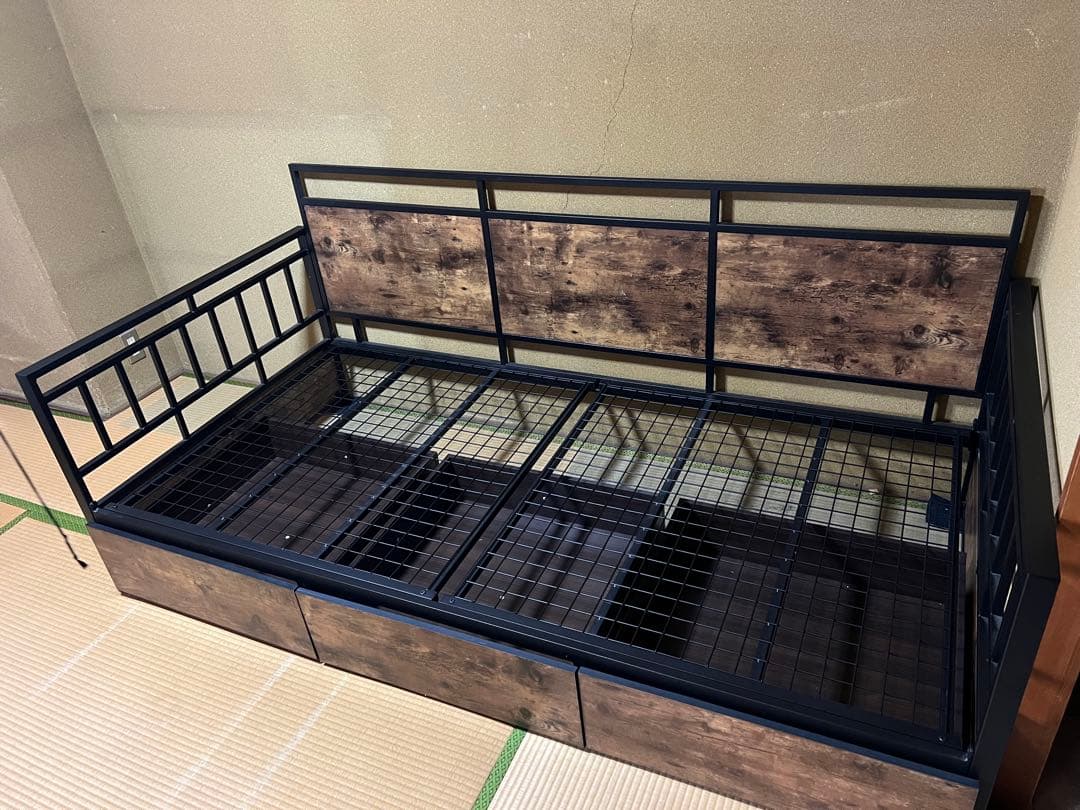 【引き取り可】シングルソファベットフレーム