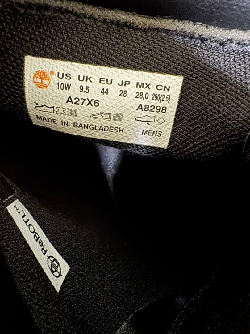 【28cm】美品 ティンバーランド 6インチダブルカラー ブーツ