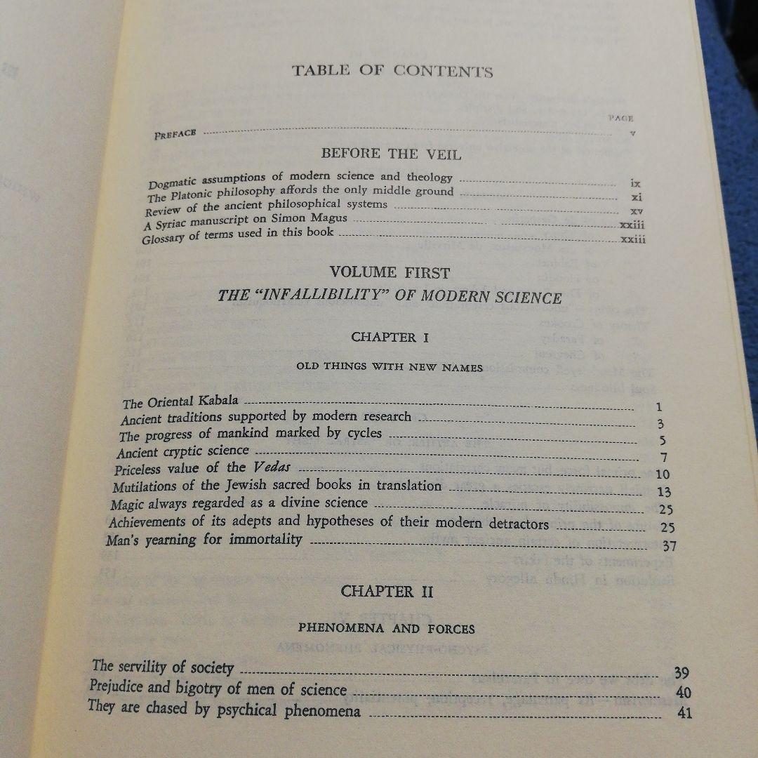 洋書 ISIS UNVEILED by H.P. Blavatsky