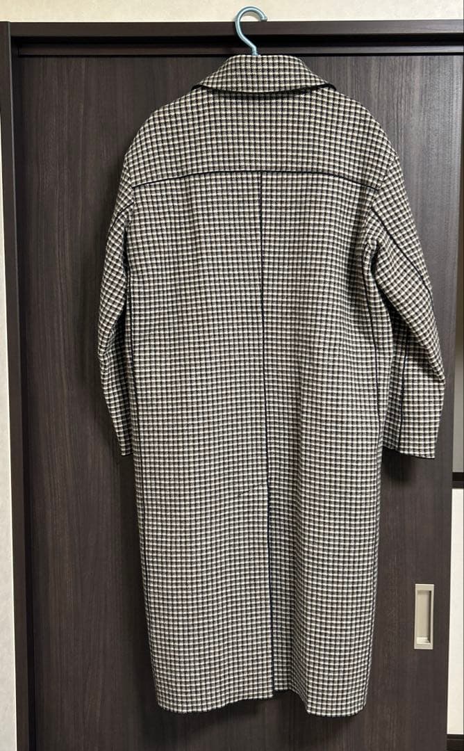 CLANE / クラネ　※最終値下げ※ ミックスチェックステンカラーコート