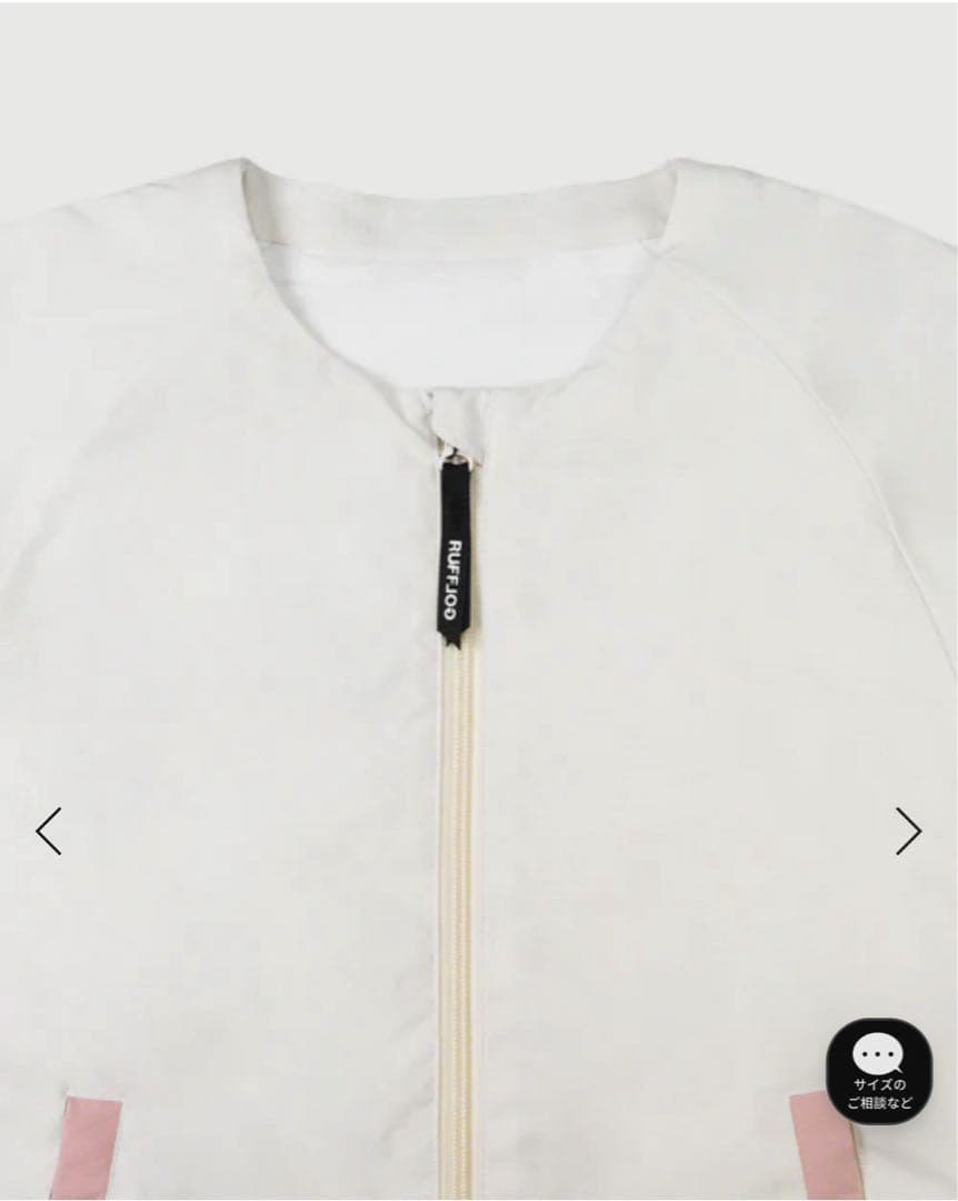 【ちくわ】RUFFLOG ラフログ　ノーカラージャケット サイズS