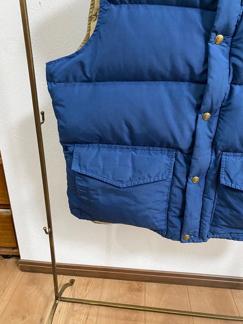 ウールリッチ　ダウンベスト　XL ネイビー　ベージュ