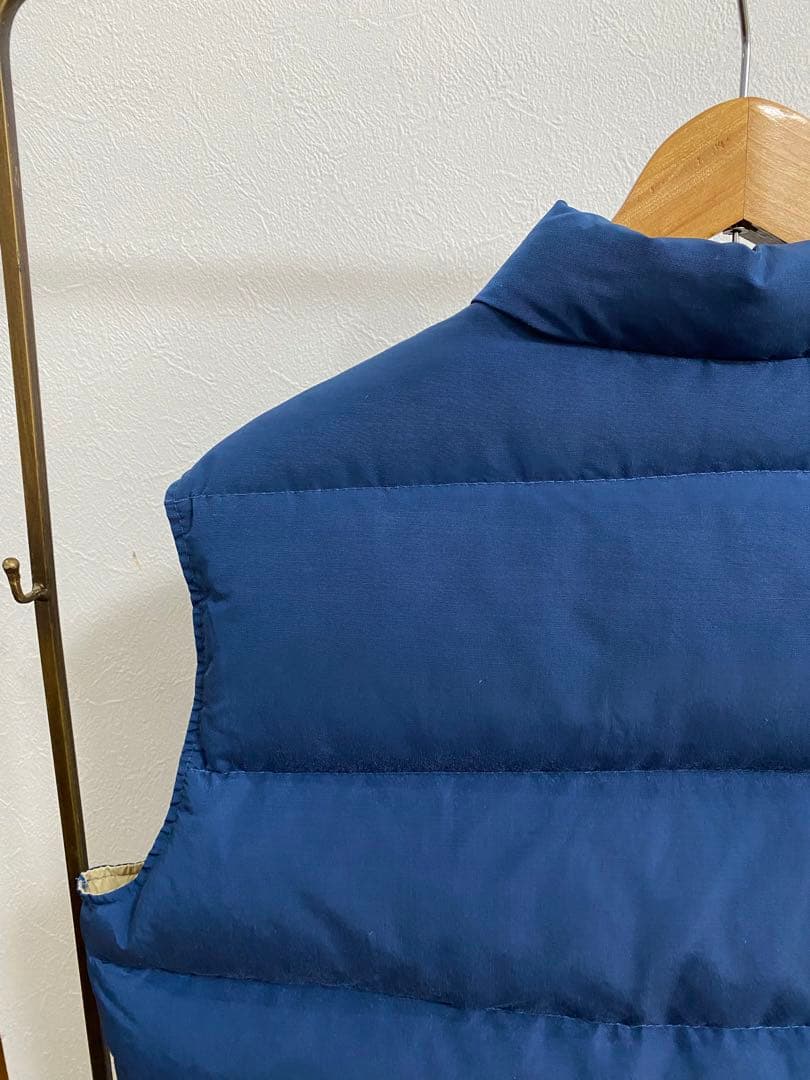 ウールリッチ　ダウンベスト　XL ネイビー　ベージュ