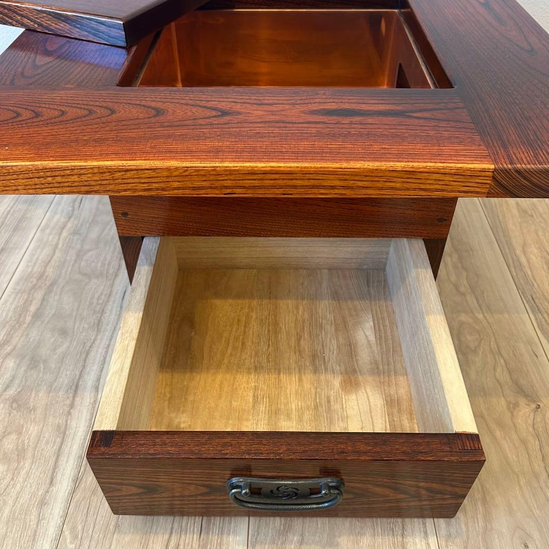 囲炉裏テーブル 囲炉裏 火鉢 ヴィンテージ アンティーク 昭和レトロ 古民家