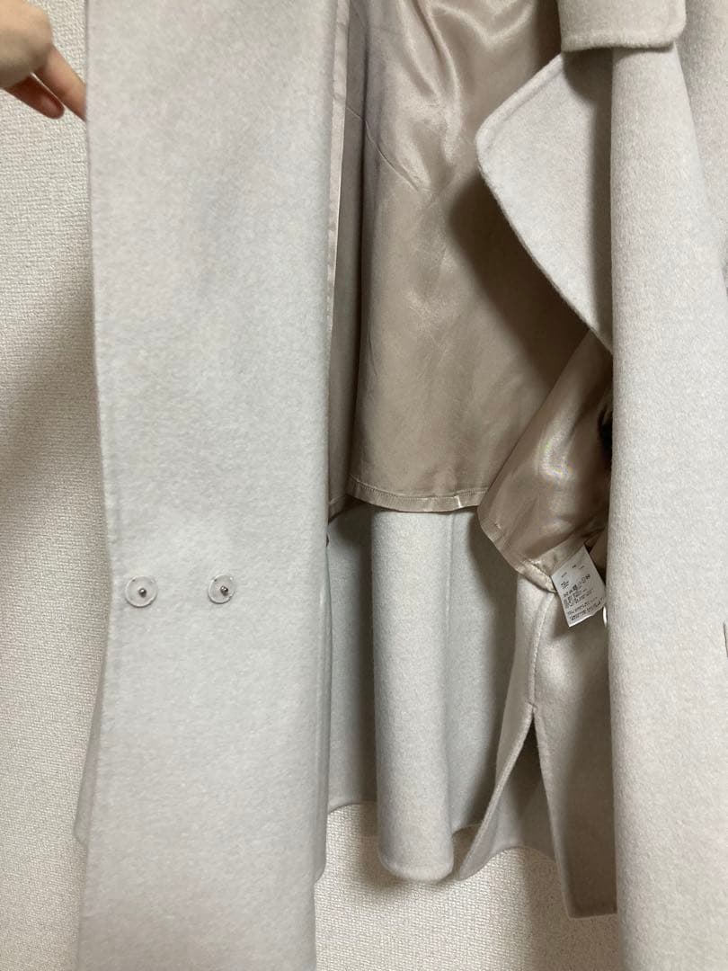 Ballsey プレミアムウールリバー オープンカラーショートコート 36