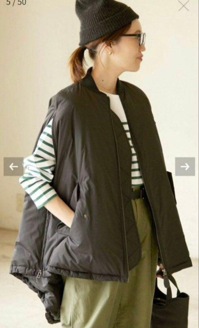 エレストリオフ　ブラックダウンベスト