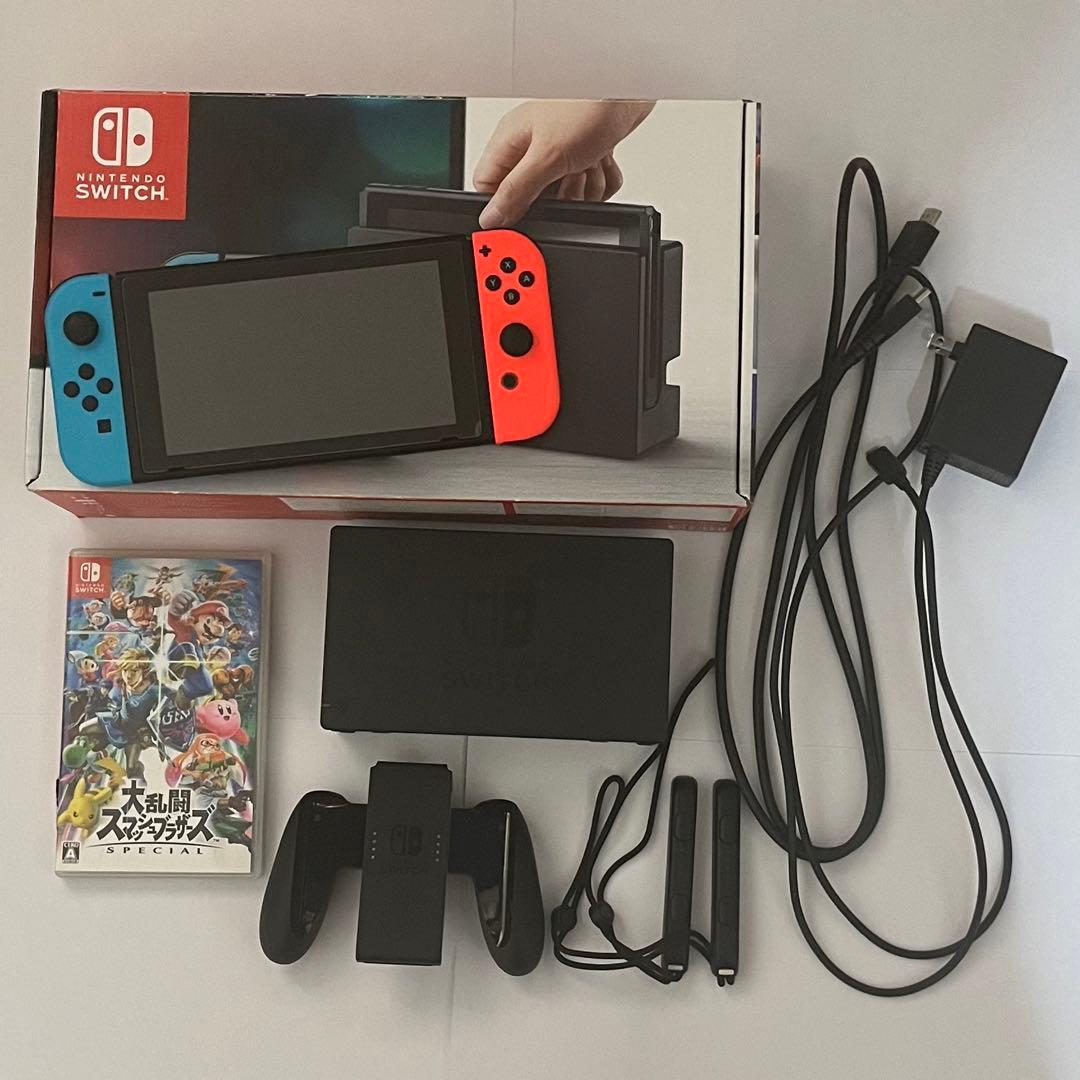 Nintendo Switch ネオンブルー&ネオンレッドver. ソフト付き