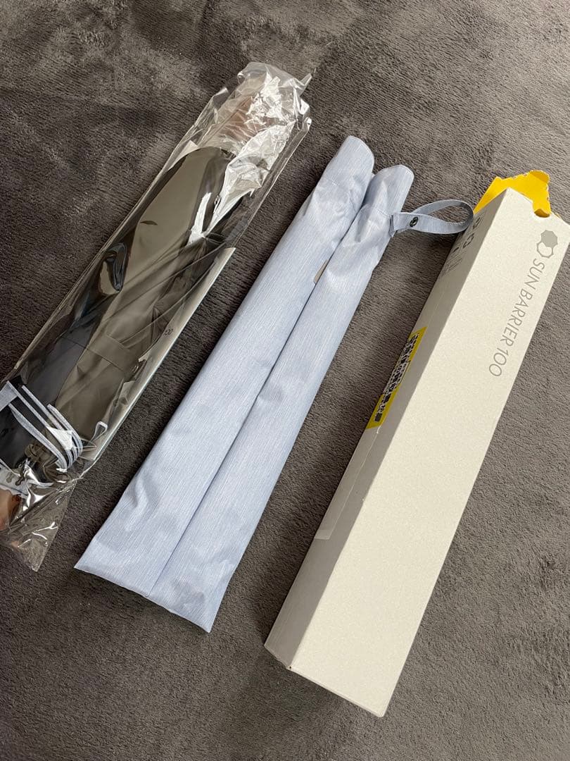 サンバリア100 ２段折 大判 / フロスト(ブルー)