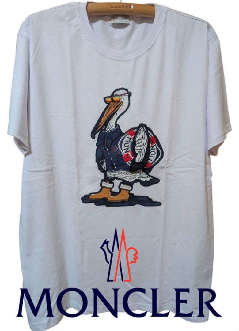 MONCLER ペリカンイラスト Tシャツ FARFETCH