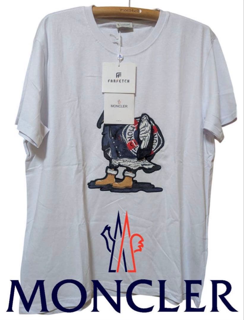 MONCLER ペリカンイラスト Tシャツ FARFETCH